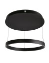 Searchlight® I Пендел Layla - черен метал и опал акрил I 1 x LED - 30411BK - 2
