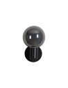 Searchlight® I Аплик Luminsphere, матово черно метално покритие с опушено стъкло I 1 x G9 - 30506BK - 2