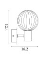 Searchlight® I Аплик Luminsphere, месинг с шампанско IP44 I 1 x G9 - 30506GO - 4