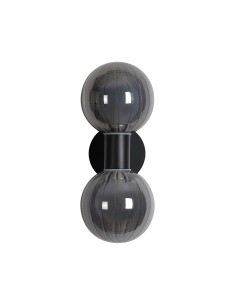 Searchlight® I Аплик Luminsphere, матово черно метално покритие с опушено стъкло I 2 x G9 - 30507BK - Цена | LEDs4economy 2