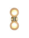 Searchlight® I Аплик Luminsphere, месинг с шампанско, IP44 I 2 x G9 - 30507GO