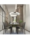 Searchlight® I Пендел Lexi - хромиран метал и стъкло с ефект на натрошен лед I 1 x LED - 3090-50CC - 5