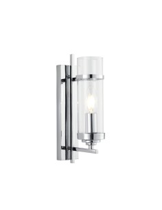Searchlight® I Аплик Milo - хром, метал и стъкло I 1 x E14 - 3091-1CC - Цена | LEDs4economy