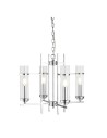 Searchlight® I Пендел Milo - хромиран метал и стъкло I 4 x E14 - 3094-4CC