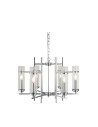 Searchlight® I Пендел Milo - хромиран метал и стъкло I 6 x E14 - 3096-6CC