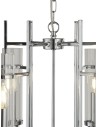 Searchlight® I Пендел Milo - хромиран метал и стъкло I 6 x E14 - 3096-6CC - 3