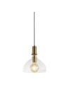 Searchlight® I Пендел Margarita - месинг и прозрачно стъкло I 1 x E27 - 31031-1PB