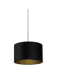 Searchlight® I Абажур Shades - черно кадифе със златен вътрешен диаметър 40 см I 1 x Adaptable B22 E14 E27 - 31040BK - Цена | LE 2