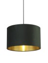Searchlight® I Абажур Shades - зелено кадифе със златна вътрешна част I 1 x Adaptable B22 E14 E27 - 31040GR