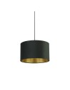 Searchlight® I Абажур Shades - зелено кадифе със златна вътрешна част I 1 x Adaptable B22 E14 E27 - 31040GR - 2