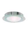 Searchlight® I Belfast плафон - Хромиран метал и прозрачно киселинно стъкло I 1 x E14 - 3108CC