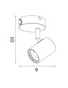 Searchlight® I Аплик Rollo Спот - хромиран метал I 1 x LED - 3171CC - 4
