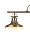 Searchlight® I Пендел Dallas - Античен месинг I 3 x E27 - 3193-3AB - 3