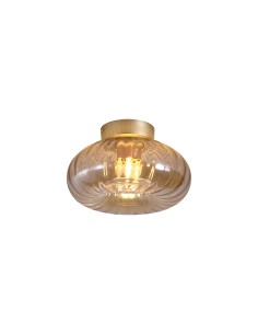 Searchlight® I Celestial плафон, златист метал с кехлибарено стъкло I 1 x E27 - 32156-28GO - Цена | LEDs4economy