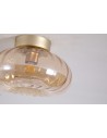 Searchlight® I Celestial плафон, златист метал с кехлибарено стъкло I 1 x E27 - 32156-28GO - 3