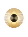 Searchlight® I LED Аплик Cleo, античен месинг с кехлибарено стъкло I 1 x LED - 32210AM