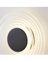 Searchlight® I LED Аплик Cleo, матово черно метално покритие с прозрачно стъкло I 1 x LED - 32210CL - 3