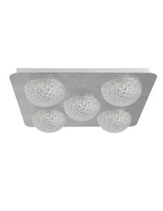 Searchlight® I Celestia плафон - сребрист метал и акрил I 5 x LED - 32511-5SI - Цена | LEDs4economy 2
