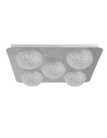 Searchlight® I Celestia плафон - сребрист метал и акрил I 5 x LED - 32511-5SI - 2
