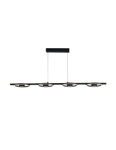 Searchlight® I LED пендел Space, черен метал I x LED - 32804-4BK - Цена | LEDs4economy