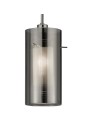 Searchlight® I Пендел Duo ​​II - сатенено сребро и опушено стъкло I 3 x E14 - 3303-3SM - 3