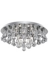 Searchlight® I Плафон Hanna - Хромиран метал и Прозрачен кристал I 6 x G9 - 3306-6CC
