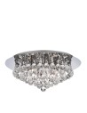 Searchlight® I Плафон Hanna - Хромиран метал и Прозрачен кристал I 6 x G9 - 3406-6CC