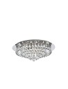 Searchlight® I Плафон Hanna - хромиран метал и прозрачен кристал I 8 x G9 - 3408-8CC