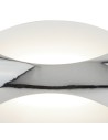 Searchlight® I LED Аплик Glow Oval - Хром/Пясъчно бяла I 1 x LED - 3420CC - 3