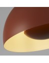 Searchlight® I Пендел Mars, метал в цвят изгорял оранжев цвят и кремава вътрешна част 40 см I 1 x E27 - 35411OR - 3