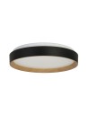 Searchlight® I Sorrento LED плафон Black с дървен трансфер I 1 x LED - 35510-380 - 2