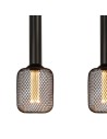 Searchlight® I Пендел Dulwich Bar - черен метал I 4 x E27 - 35720-4BK - 3