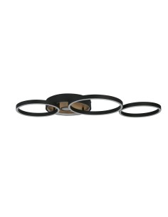 Searchlight® I Curio плафон - черен метал и дърво I 1 x LED - 36305-1BK - Цена | LEDs4economy 2