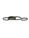 Searchlight® I Curio плафон - черен метал и дърво I 1 x LED - 36305-1BK - 2