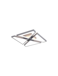 Searchlight® I Quatro LED плафон, сребрист метал I 1 x LED - 36520SI - Цена | LEDs4economy