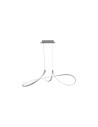 Searchlight® I LED Полилей Maisie, сив метал I 1 x LED - 36524GY