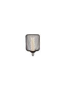 Searchlight® I Декоративна крушка RN метална клетка RN-BMC10316T черен цвят 4.5W димируема I 1 x E27 - 36605BK - Цена | LEDs4eco