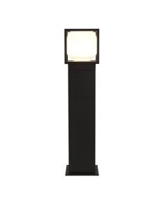 Searchlight® I Градински стълб Athens - черен метал и опалово стъкло I x LED - 38141-650 - Цена | LEDs4economy