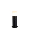 Searchlight® I Градински стълб Colorado, алуминий и поликарбонат I 1 x E27 - 39240BK-300PIR