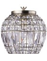 Searchlight® I Пендел Pineapple - античен месинг, метал и стъкло I 1 x E14 - 3991AB - 3