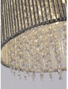 Searchlight® I Пендел Elise II - хромиран метал и прозрачен кристал I 8 x G9 - 4048-8CC - 3