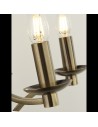 Searchlight® I Пендел Ascot - Античен месинг I 12 x E14 - 41312-12AB - 3