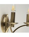 Searchlight® I Аплик Ascot - Античен месинг, метал I 2 x E14 - 41312-2AB - 3