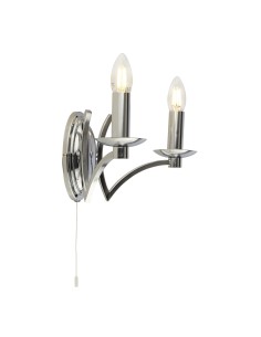 Searchlight® I Аплик Ascot - хромирана I 2 x E14 - 41312-2CC - Цена | LEDs4economy