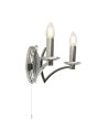 Searchlight® I Аплик Ascot - хромирана I 2 x E14 - 41312-2CC