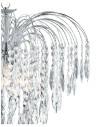 Searchlight® I Пендел Waterfall - хромиран метал и кристал I 5 x E14 - 4175-5 - 3