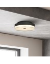 Searchlight® I Cyprus LED Плафон дизайн, черен метал и прозрачен акрил I 1 x LED - 42651-30BK - 5