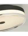 Searchlight® I Cyprus LED Плафон дизайн, черен метал и прозрачен акрил I 1 x LED - 42651-40BK - 3