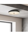 Searchlight® I Cyprus LED Плафон дизайн, черен метал и прозрачен акрил I 1 x LED - 42651-40BK - 5
