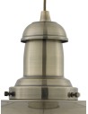 Searchlight® I Пендел Fisherman - Античен месинг, метал и стъкло I 1 x E27 - 4301AB - 3
